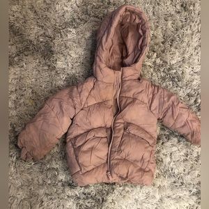 Zara puffer toddler jacket